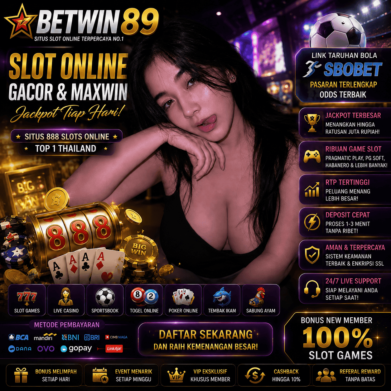 Slot88 Situs Slot Mahjong Gacor Agen Deposit 10K Peluang Slot Maxwin Tertinggi